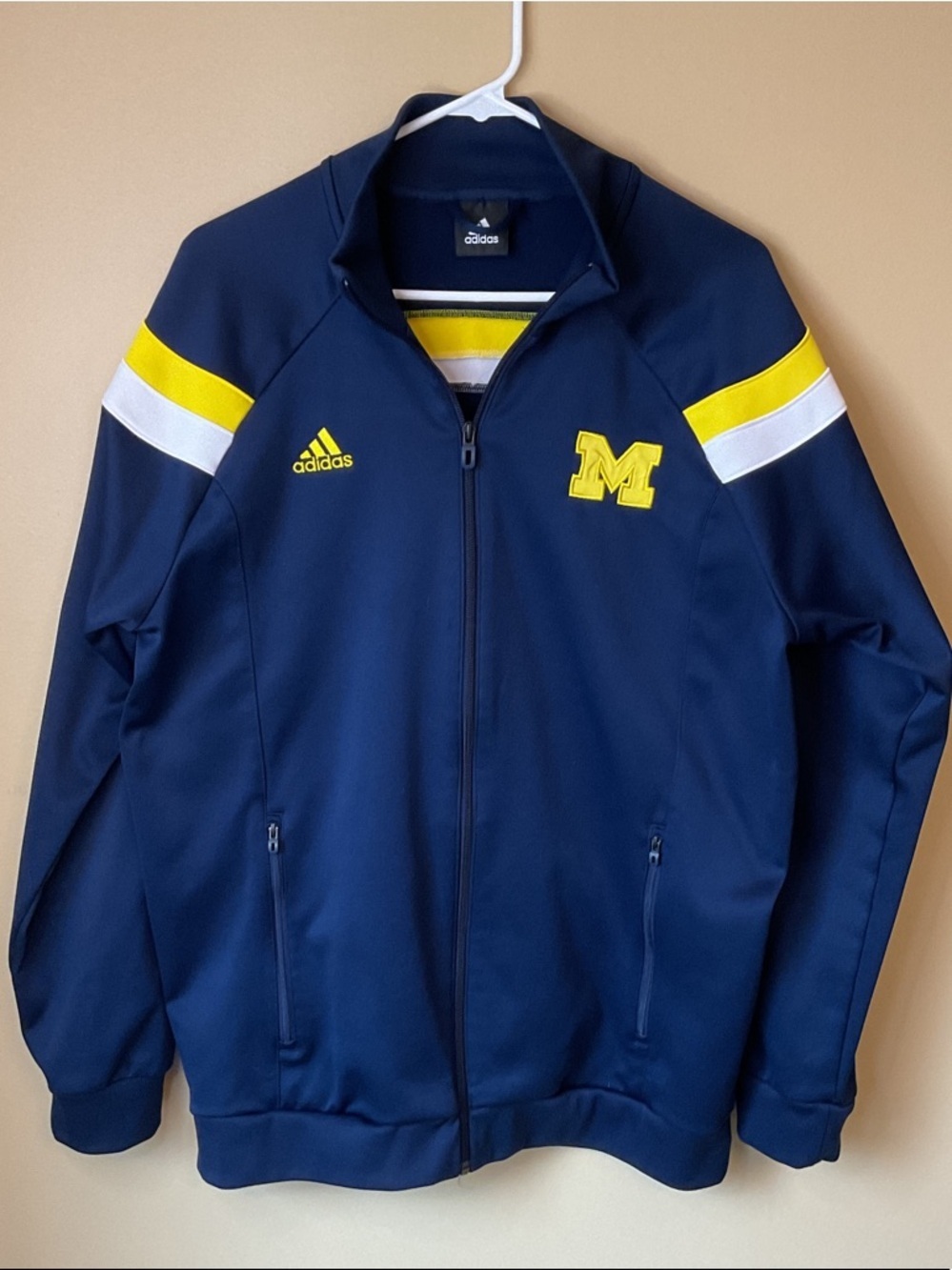 Adidas University of Michigan Wolverines Track Jacket